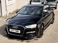 USED 2017 17 AUDI A3 1.4 TFSI CoD S line Saloon 4dr Petrol Manual Euro 6 (s/s) (150 ps) 