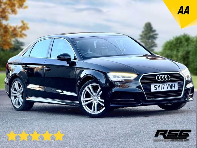 2017 AUDI A3 1.4 TFSI CoD S line Saloon 4dr Petrol Manual Euro 6 (s/s) (150 ps)