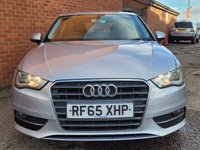 USED 2015 65 AUDI A3 1.6 TDI ultra SE Technik Sportback 5dr Diesel Manual Euro 6 (s/s) (110 ps) SAT NAV - HEATED BLACK LEATHER - REAR CAMERA
