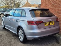 USED 2015 65 AUDI A3 1.6 TDI ultra SE Technik Sportback 5dr Diesel Manual Euro 6 (s/s) (110 ps) SAT NAV - HEATED BLACK LEATHER - REAR CAMERA