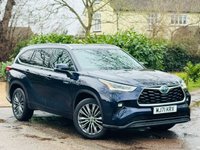 USED 2021 71 TOYOTA HIGHLANDER 2.5 VVT-h Excel SUV 5dr Petrol Hybrid CVT 4WD Euro 6 (s/s) (248 ps) LEATHER+SAT NAV+PANROOF+7 SEAT