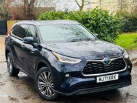 USED 2021 71 TOYOTA HIGHLANDER 2.5 VVT-h Excel SUV 5dr Petrol Hybrid CVT 4WD Euro 6 (s/s) (248 ps) LEATHER+SAT NAV+PANROOF+7 SEAT