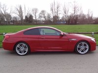 USED 2014 64 BMW 6 SERIES 3.0 640d M Sport Coupe 2dr Diesel Auto Euro 5 (s/s) (313 ps)  FULL DAKOTA IVORY WHITE LEATHER INTERIOR 