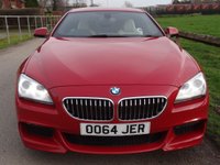USED 2014 64 BMW 6 SERIES 3.0 640d M Sport Coupe 2dr Diesel Auto Euro 5 (s/s) (313 ps)  FULL DAKOTA IVORY WHITE LEATHER INTERIOR 