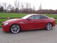 USED 2014 64 BMW 6 SERIES 3.0 640d M Sport Coupe 2dr Diesel Auto Euro 5 (s/s) (313 ps)  FULL DAKOTA IVORY WHITE LEATHER INTERIOR 
