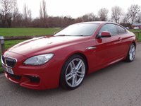 USED 2014 64 BMW 6 SERIES 3.0 640d M Sport Coupe 2dr Diesel Auto Euro 5 (s/s) (313 ps)  FULL DAKOTA IVORY WHITE LEATHER INTERIOR 