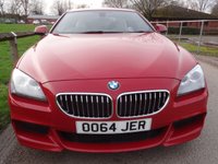USED 2014 64 BMW 6 SERIES 3.0 640d M Sport Coupe 2dr Diesel Auto Euro 5 (s/s) (313 ps)  FULL DAKOTA IVORY WHITE LEATHER INTERIOR 