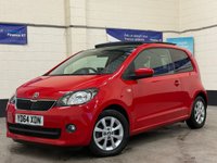 USED 2014 64 SKODA CITIGO 1.0 MPI GreenTech Elegance Panoramic Hatchback 3 Door Petrol Manual Euro 5 (s/s) (75 ps) 1 LADY OWNER 10 SERVICES &pound;20 TAX