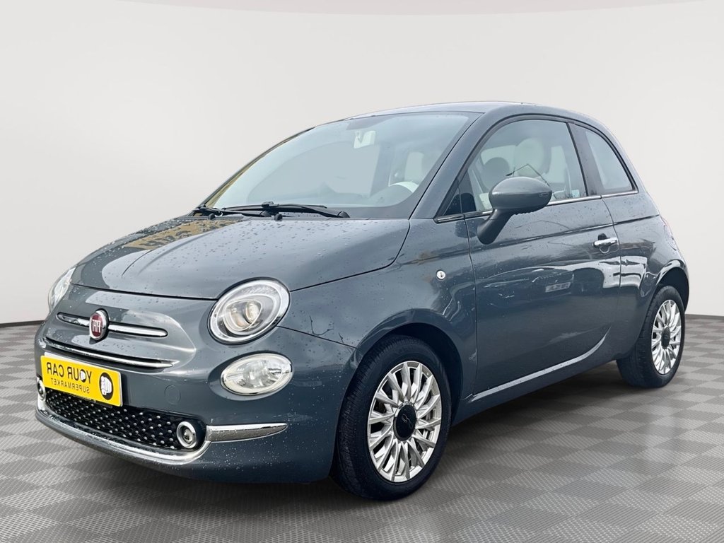 USED 2019 68 FIAT 500 1.2 Lounge Hatchback 3dr Petrol Dualogic Euro 6 (s/s) (69 bhp) 1 OWNER FROM NEW 2 KEYS FSH