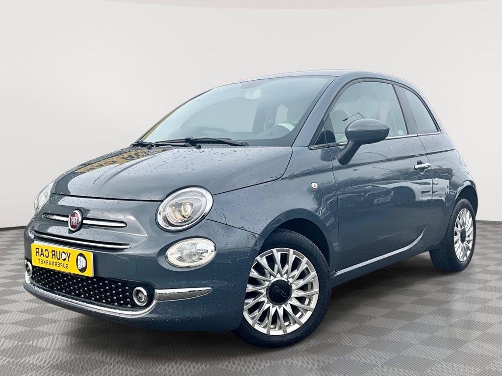 USED 2019 68 FIAT 500 1.2 Lounge Hatchback 3dr Petrol Dualogic Euro 6 (s/s) (69 bhp) 1 OWNER FROM NEW 2 KEYS FSH
