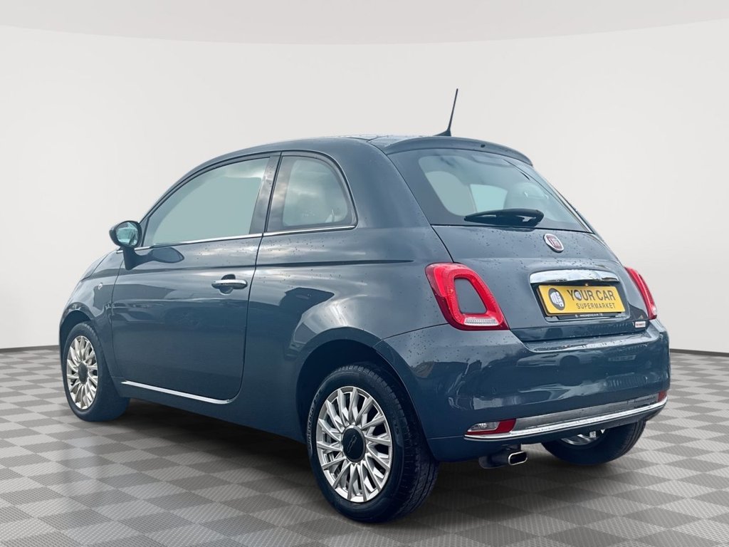 USED 2019 68 FIAT 500 1.2 Lounge Hatchback 3dr Petrol Dualogic Euro 6 (s/s) (69 bhp) 1 OWNER FROM NEW 2 KEYS FSH