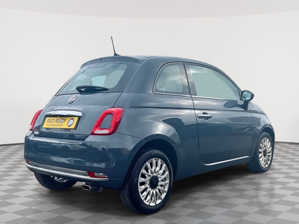 USED 2019 68 FIAT 500 1.2 Lounge Hatchback 3dr Petrol Dualogic Euro 6 (s/s) (69 bhp) 1 OWNER FROM NEW 2 KEYS FSH