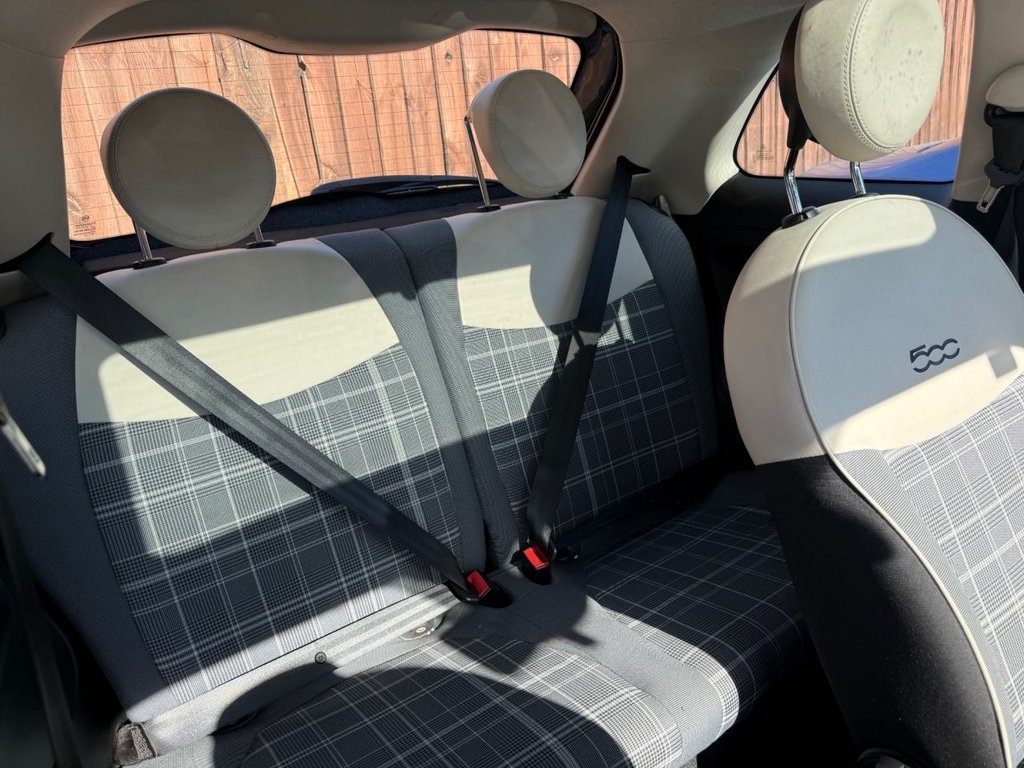 USED 2019 68 FIAT 500 1.2 Lounge Hatchback 3dr Petrol Dualogic Euro 6 (s/s) (69 bhp) 1 OWNER FROM NEW 2 KEYS FSH