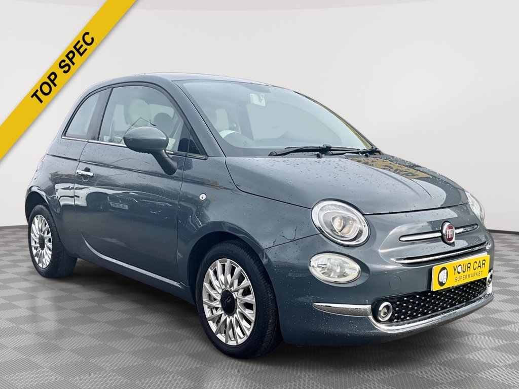 USED 2019 68 FIAT 500 1.2 Lounge Hatchback 3dr Petrol Dualogic Euro 6 (s/s) (69 bhp) 1 OWNER FROM NEW 2 KEYS FSH