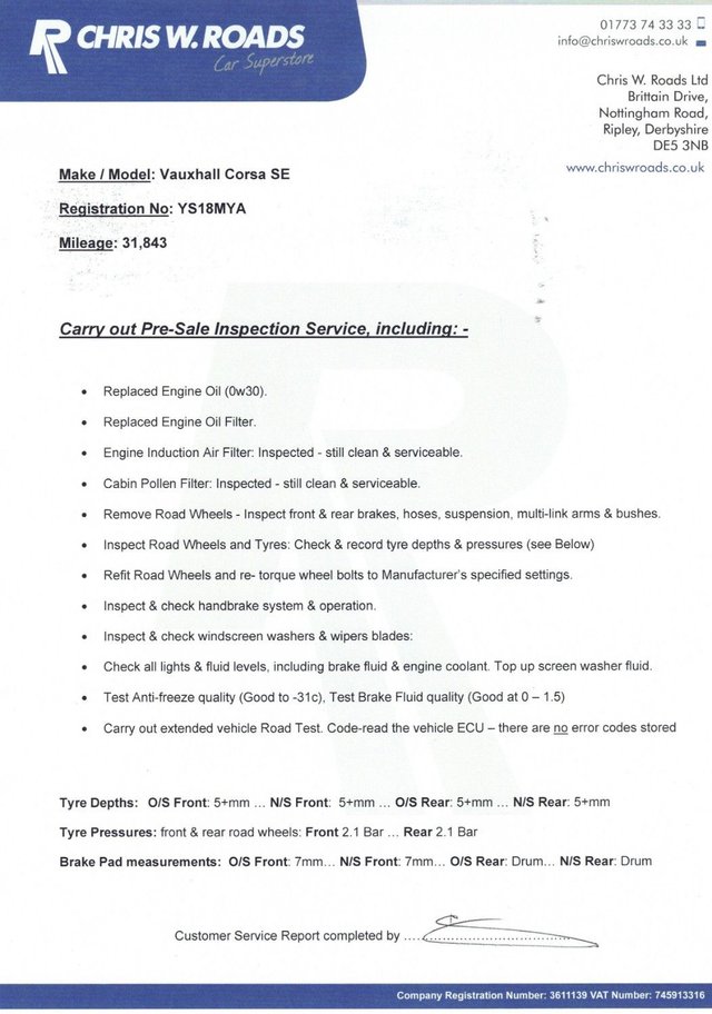 2018 Vauxhall Corsa 1L Se 5dr - Photo 6