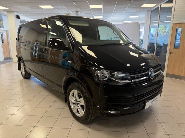 View our Volkswagen Transporter 2.0 TDI T32 BlueMotion Tech Highline Panel Van 5dr Diesel Manual 4Motion LWB Euro 5 (s/s) (140 ps)
