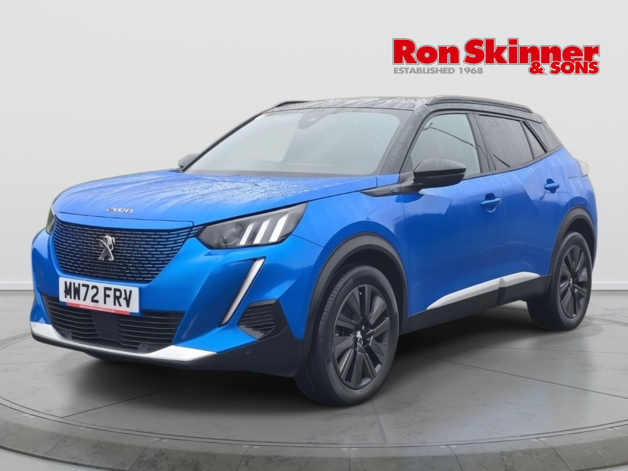 USED 2022 72 PEUGEOT E-2008 50kWh GT Premium SUV 5dr Electric Auto (7kW Charger) (136 ps) 