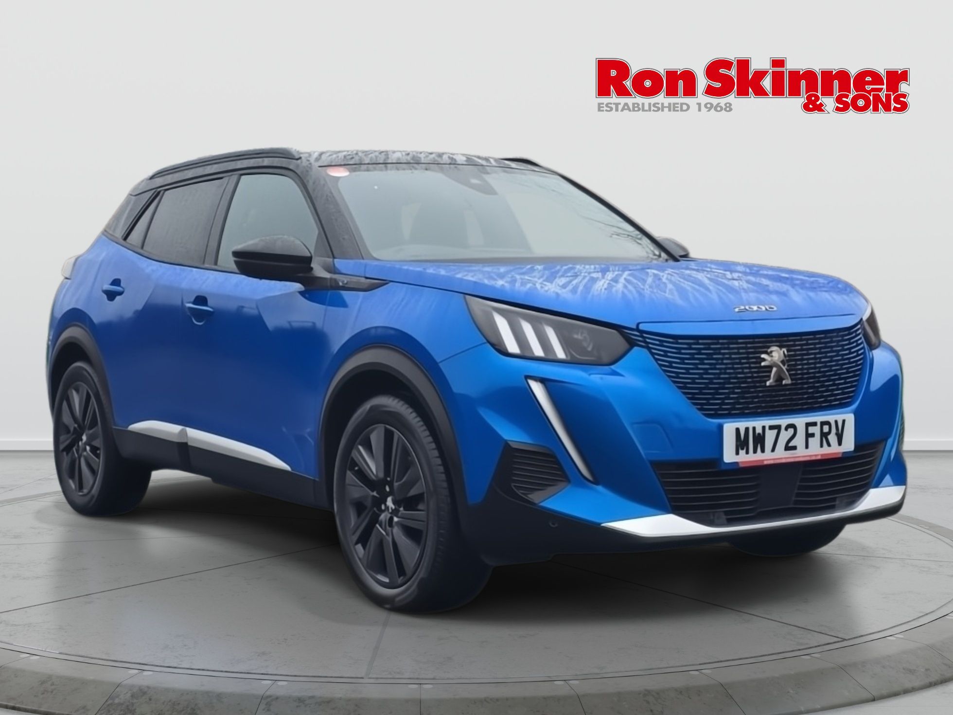 USED 2022 72 PEUGEOT E-2008 50kWh GT Premium SUV 5dr Electric Auto (7kW Charger) (136 ps) 