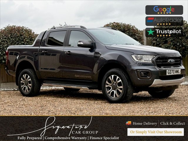 2020 70 FORD RANGER 2.0 EcoBlue Wildtrak Pickup NO VAT Double Cab 4dr Diesel Auto 4WD Euro 6 (s/s) (213 ps) 