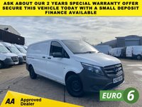 USED 2019 68 MERCEDES-BENZ VITO 2.1 114 CDI BLUETEC RWD L2 LWB 135BHP. EURO 6 ULEZ. 1 PREVIOUS OWNER. PX. 1 PREVIOUS OWNER. EURO 6 ULEZ. L2 LWB. PX.