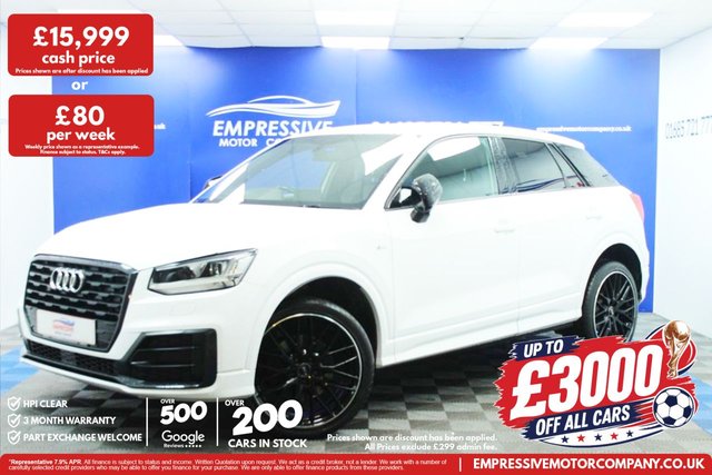 View our Audi Q2 1.6 TDI 30 Black Edition SUV 5dr Diesel Manual Euro 6 (s/s) (116 ps)