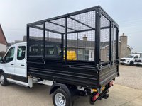 USED 2022 72 FORD TRANSIT LEADER 350 RWD 2.0 TDCI ECOBLUE 130 BHP L3 DOUBLE CAB CAGE REFUGE TIPPER **BEST AVAILABLE**ONLY 39K** 