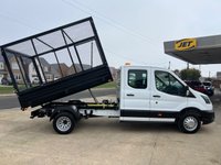 USED 2022 72 FORD TRANSIT LEADER 350 RWD 2.0 TDCI ECOBLUE 130 BHP L3 DOUBLE CAB CAGE REFUGE TIPPER **BEST AVAILABLE**ONLY 39K** 