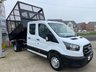 USED 2022 72 FORD TRANSIT LEADER 350 RWD 2.0 TDCI ECOBLUE 130 BHP L3 DOUBLE CAB CAGE REFUGE TIPPER **BEST AVAILABLE**ONLY 39K** 