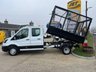 USED 2022 72 FORD TRANSIT LEADER 350 RWD 2.0 TDCI ECOBLUE 130 BHP L3 DOUBLE CAB CAGE REFUGE TIPPER **BEST AVAILABLE**ONLY 39K** 