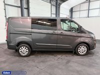 USED 2022 72 FORD TRANSIT CUSTOM 2.0 320 EcoBlue Limited Crew Van Double Cab 5dr Diesel Auto L1 H1 Euro 6 (170 ps) AIR CON + 6 SEATS + EURO 6