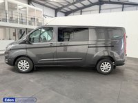USED 2022 72 FORD TRANSIT CUSTOM 2.0 320 EcoBlue Limited Crew Van Double Cab 5dr Diesel Auto L2 H1 Euro 6 (170 ps) AIR CON + 6 SEATS + EURO 6