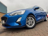 USED 2019 68 FORD FOCUS 1.0T EcoBoost Titanium Hatchback 5 Door Desert Island Blue Petrol Manual Euro 6 (s/s) (125 ps) STUNNING FOCUS TITANIUM WITH CLIMATE & CRUISE CONTROL APPLE CARPLAY PRIVACY GLASS FRONT & REAR PARK SENSORS