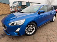 USED 2019 68 FORD FOCUS 1.0T EcoBoost Titanium Hatchback 5 Door Desert Island Blue Petrol Manual Euro 6 (s/s) (125 ps) STUNNING FOCUS TITANIUM WITH CLIMATE & CRUISE CONTROL APPLE CARPLAY PRIVACY GLASS FRONT & REAR PARK SENSORS