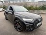 USED 2022 72 AUDI Q5 2.0 TFSI 45 Edition 1 SUV 5dr Petrol S Tronic quattro Euro 6 (s/s) (265 ps)-Factory Extras Worth &pound;2,070-1 Owner From New-Finished In Mythos Black Metallic-Heated Black Leather Upholstery-Satnav-Comfort & Sound Pack-Dab Radio-Bluetooth-Mfsw-Dual Climate Control-20 Inch Alloy Wheels-Privacy Glass-Great Example. 