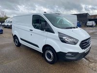 USED 2023 23 FORD TRANSIT CUSTOM 2.0 TDCI T300 LEADER ECOBLUE L1 H1 SWB LOW ROOF. 105BHP. LOW 53K MLS. SENSORS. FINANCE. PX 1 OWNER. SENSORS. FORD WARRANTY 2026. FINANCE. PX.