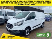 USED 2023 23 FORD TRANSIT CUSTOM 2.0 TDCI T300 LEADER ECOBLUE L1 H1 SWB LOW ROOF. 105BHP. LOW 53K MLS. SENSORS. FINANCE. PX 1 OWNER. SENSORS. FORD WARRANTY 2026. FINANCE. PX.
