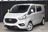 USED 2018 68 FORD TRANSIT CUSTOM 2.0 300 EcoBlue Limited Crew Van Double Cab 5dr Diesel Auto L1 H1 Euro 6 (s/s) (6 Seat) (130 ps) 3 MONTHS WARRANTY INCLUDED