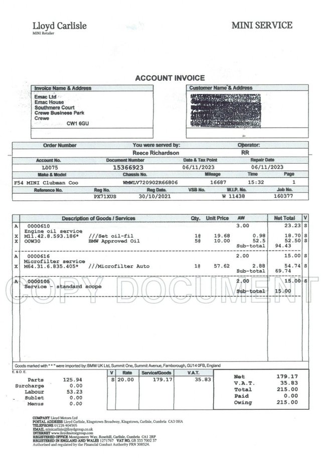 2021 MINI Clubman 2L Cooper S Sport 5dr - Photo 7