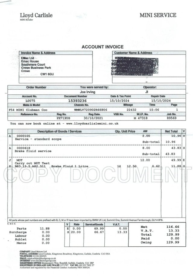 2021 MINI Clubman 2L Cooper S Sport 5dr - Photo 8