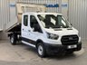 USED 2022 72 FORD TRANSIT 2.0 ECOBLUE 130 BHP 350 L3 LEADER D/CAB TIPPER FWD MANUAL (EURO 6) 