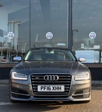USED 2016 16 AUDI S8 4.0 TFSI V8 Saloon 4dr Petrol Tiptronic quattro Euro 6 (s/s) (520 ps) THIS CAR COMES WITH 6 MONTHS WARRANTY , BREAKDOWN COVER & RECOVERY++  GREAT EXAMPLE OF AUTOMATIC SALOON CAR + NAVIGATION SYSTEM + BLUETOOTH + DAB RADIO + USB CONNECTION + FRONT AND REAR PARKING SENSORS + REVERSING CAMERA + FULL  LEATHER TRIM  + FRONT HEATED SEATS + FRONT MEMORY SEATS + CRUISE CONTROL + CLIMATE CONTROL + PRIVACY GLASS + 20 INCH ALLOY WHEELS + BOSE SOUND SYSTEM + AUTO START STOP + ELECTRIC PARKING BRAKE + ELECTRIC SEAT ADJUSTMENT + TRACTION CONTROL + DAY TIME RUNNING LIGHTS +