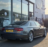 USED 2016 16 AUDI S8 4.0 TFSI V8 Saloon 4dr Petrol Tiptronic quattro Euro 6 (s/s) (520 ps) THIS CAR COMES WITH 6 MONTHS WARRANTY , BREAKDOWN COVER & RECOVERY++  GREAT EXAMPLE OF AUTOMATIC SALOON CAR + NAVIGATION SYSTEM + BLUETOOTH + DAB RADIO + USB CONNECTION + FRONT AND REAR PARKING SENSORS + REVERSING CAMERA + FULL  LEATHER TRIM  + FRONT HEATED SEATS + FRONT MEMORY SEATS + CRUISE CONTROL + CLIMATE CONTROL + PRIVACY GLASS + 20 INCH ALLOY WHEELS + BOSE SOUND SYSTEM + AUTO START STOP + ELECTRIC PARKING BRAKE + ELECTRIC SEAT ADJUSTMENT + TRACTION CONTROL + DAY TIME RUNNING LIGHTS +
