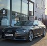 USED 2016 16 AUDI S8 4.0 TFSI V8 Saloon 4dr Petrol Tiptronic quattro Euro 6 (s/s) (520 ps) THIS CAR COMES WITH 6 MONTHS WARRANTY , BREAKDOWN COVER & RECOVERY++  GREAT EXAMPLE OF AUTOMATIC SALOON CAR + NAVIGATION SYSTEM + BLUETOOTH + DAB RADIO + USB CONNECTION + FRONT AND REAR PARKING SENSORS + REVERSING CAMERA + FULL  LEATHER TRIM  + FRONT HEATED SEATS + FRONT MEMORY SEATS + CRUISE CONTROL + CLIMATE CONTROL + PRIVACY GLASS + 20 INCH ALLOY WHEELS + BOSE SOUND SYSTEM + AUTO START STOP + ELECTRIC PARKING BRAKE + ELECTRIC SEAT ADJUSTMENT + TRACTION CONTROL + DAY TIME RUNNING LIGHTS +