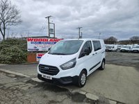 USED 2018 18 FORD TRANSIT CUSTOM 280 BASE CREW VAN ULEZ FREE ZONE NO VAT 