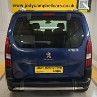 USED 2021 21 PEUGEOT RIFTER HORIZON RE WHEELCHAIR ACCESSIBLE VEHICLE AUTOMATIC WAV - WHEELCHAIR ACCESS VEHICLE - AUTO - FSH