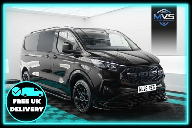 View our Ford Transit Custom 2.0 LWB HALO X 170BHP AUTO DCAB - TAILGATE BLACK EDITION
