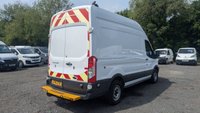 USED 2018 18 FORD TRANSIT L2 H3 TDCI 130 PS MWB High Roof 350 FREE 3 YEAR WARRANTY COVER WITH THIS VAN  With 6 Speed Gearbox.  The Ultimate Tradesman's Van . Racked, Ready & In Brilliant Condition  Here is a fantastic opportunity to own a pristine, one-owner, Medium wheelbase high-roof Transit, perfectly equipped and maintained for serious work.  KEY SPECIFICATION:  Model: Ford Transit 350 L2 (Long Wheelbase) H3 (High Roof)  Engine: 2.0 TDCi 130 PS powerful and economical  Gearbox: 6-Speed Manual  Colour: Frozen White  Plate: 67 (Registered Sept 2017 - March 2018)  Ownership: 1 Owner from new  Keys: 2 Keys present  HIGHLIGHTS & FEATURES:  WORK-READY INTERIOR: Professionally fitted racking system throughout . just load your tools and go.  EXCELLENT HISTORY. GREAT CONDITION: Presents superbly in 'Frozen White' paintwork, reflecting careful use.  SAFETY & CONVENIENCE: Fitted with Parking Sensors (rear) and Traction Control for all-weather confidence.  SIDE LOADING: Features a practical Side Door for easy access in tight spaces.  MASSIVE CAPACITY: The LWB High Roof combination offers class-leading load volume.  IDEAL FOR: Builder, electrician, plumber, utility engineer, or any trade requiring a reliable, spacious, and professional vehicle.  This van has been a dependable asset from new and is now ready for its next owner. Sensibly priced for a quick sale.  PERFECT FOR THE PROFESSIONAL WHO VALUES READINESS AND RELIABILITY. 