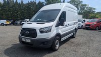 USED 2018 18 FORD TRANSIT L2 H3 TDCI 130 PS MWB High Roof 350 FREE 3 YEAR WARRANTY COVER WITH THIS VAN  With 6 Speed Gearbox.  The Ultimate Tradesman's Van . Racked, Ready & In Brilliant Condition  Here is a fantastic opportunity to own a pristine, one-owner, Medium wheelbase high-roof Transit, perfectly equipped and maintained for serious work.  KEY SPECIFICATION:  Model: Ford Transit 350 L2 (Long Wheelbase) H3 (High Roof)  Engine: 2.0 TDCi 130 PS powerful and economical  Gearbox: 6-Speed Manual  Colour: Frozen White  Plate: 67 (Registered Sept 2017 - March 2018)  Ownership: 1 Owner from new  Keys: 2 Keys present  HIGHLIGHTS & FEATURES:  WORK-READY INTERIOR: Professionally fitted racking system throughout . just load your tools and go.  EXCELLENT HISTORY. GREAT CONDITION: Presents superbly in 'Frozen White' paintwork, reflecting careful use.  SAFETY & CONVENIENCE: Fitted with Parking Sensors (rear) and Traction Control for all-weather confidence.  SIDE LOADING: Features a practical Side Door for easy access in tight spaces.  MASSIVE CAPACITY: The LWB High Roof combination offers class-leading load volume.  IDEAL FOR: Builder, electrician, plumber, utility engineer, or any trade requiring a reliable, spacious, and professional vehicle.  This van has been a dependable asset from new and is now ready for its next owner. Sensibly priced for a quick sale.  PERFECT FOR THE PROFESSIONAL WHO VALUES READINESS AND RELIABILITY. 