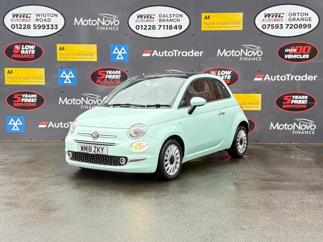 2018 Fiat 500 1.2L Lounge 3dr