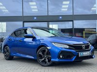 USED 2019 69 HONDA CIVIC 1.0 VTEC Turbo EX Hatchback 5dr Petrol CVT Euro 6 (s/s) (126 ps) PAN-ROOF*CAM*NAV*FULL HISTORY*AUTO